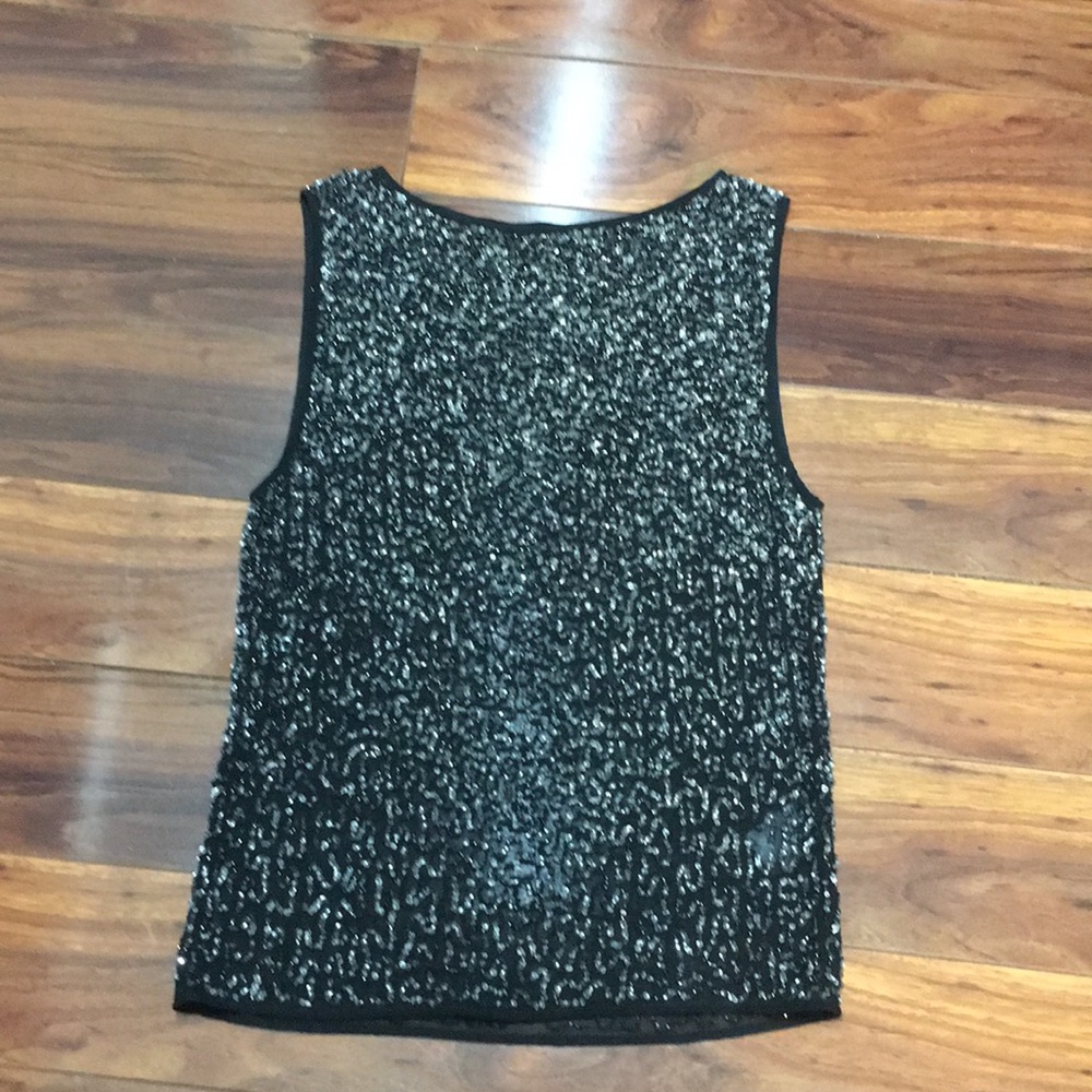 Handmade embellished all saints black shirt size 2